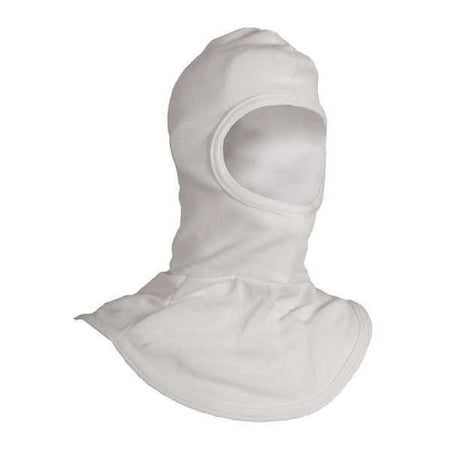 National Safety Apparel Balaclava, Nomex(R), 6 oz, White, Universal H31NK