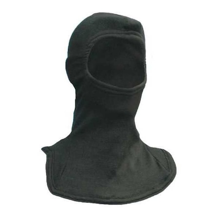 National Safety Apparel Flame Resistant Balaclava, 3, 30 cal/sq cm, Carbon OPF Blend, 7 oz., Black, Universal H18CX