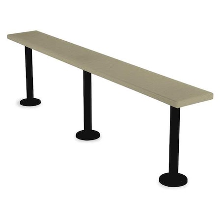 Bradley Pedestal Bench, W9 1/2, D72, H 18 1/2, Beige PED9572-202