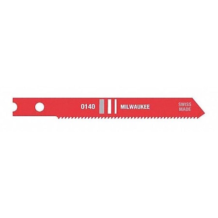 Milwaukee Tool 2-3/4" 24 TPI High Speed Steel Jig Saw Blade (5 PK) 48-42-0140