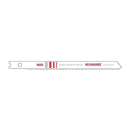 Milwaukee Tool Jig Saw Blade Bi-Metal 8 Teeth per Inch 4" Length 48-42-0850