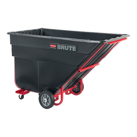 Rubbermaid Commercial Tilt Truck, Standard, 1-1/2 cu. yd, 1200 lb FG102500BLA