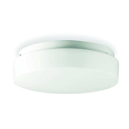 LUMAPRO Ceiling Fixture, 22W, Circular, White 2ZE23