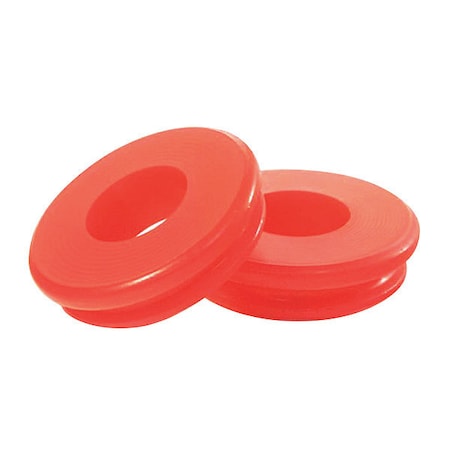 Tramec Glad Hand Seal, Umbrella, Red, PK10 GHE-SEAL