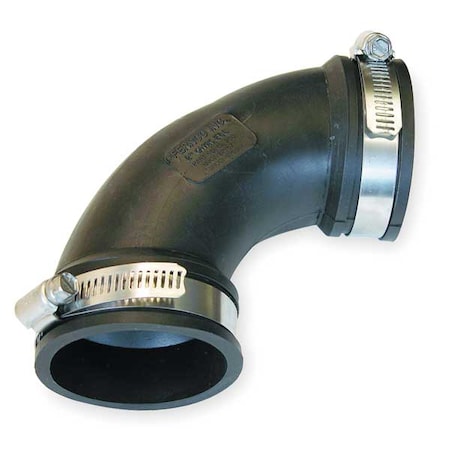 Fernco Flexible Elbow, For Pipe Size 2" QL-200
