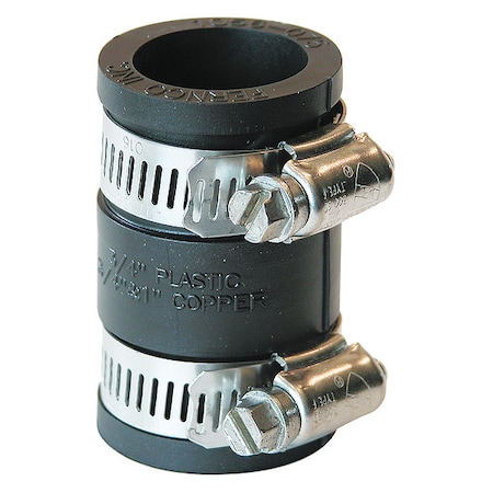 Fernco Flexible Coupling, For Pipe Size 3/4x3/4" 1056-075