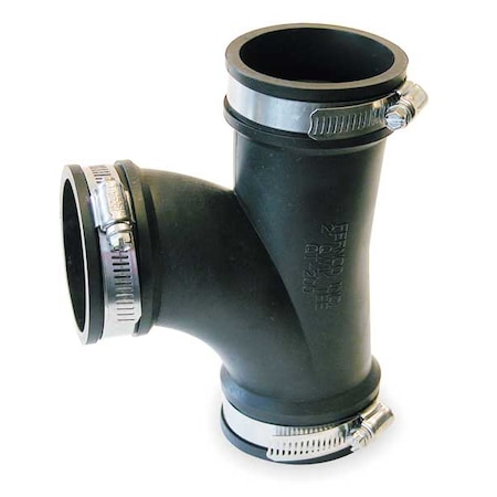 Zoro Select Flexible Tee, For Pipe Size 2