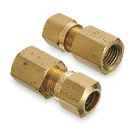 Weatherhead Strt, Brass, Comp. 1/2 in, MNPTF 1/2 in 1466X8