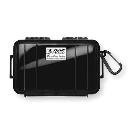 Pelican Black Micro Case, 7-1/2"L x 5.06"W x 2.12"D 1040S