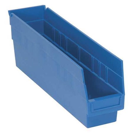 Quantum Storage Systems Drawer Bin,Blue,Polystyrene,4 5/8 in