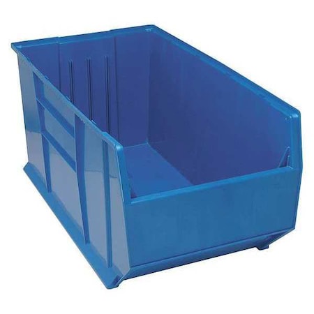 Quantum Storage Systems Storage Bin, Polypropylene, Blue, 17 1/2 in H, 19 7/8 in W, 35 7/8 in L QUS995BL