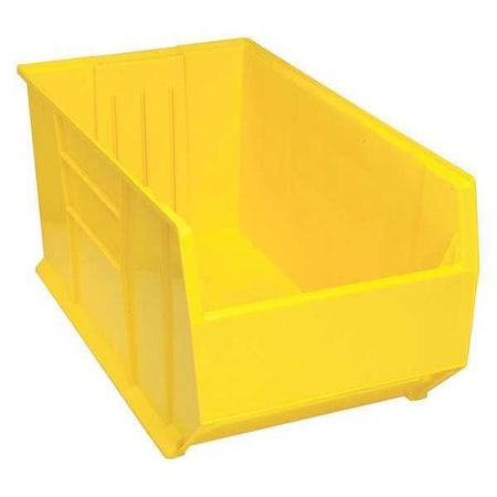 Quantum Storage Systems Storage Bin, Polypropylene, Yellow, 17 1/2 in H, 19 7/8 in W, 35 7/8 in L QUS995YL