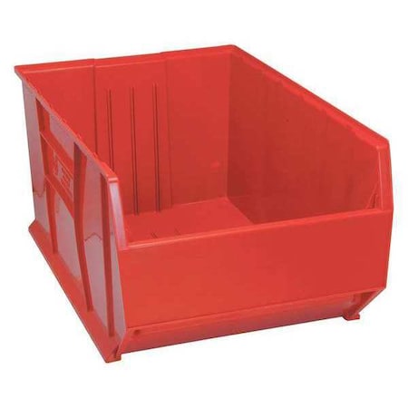 Quantum Storage Systems Storage Bin, Polypropylene, Red, 17 1/2 in H, 23 7/8 in W, 35 7/8 in L QUS997RD