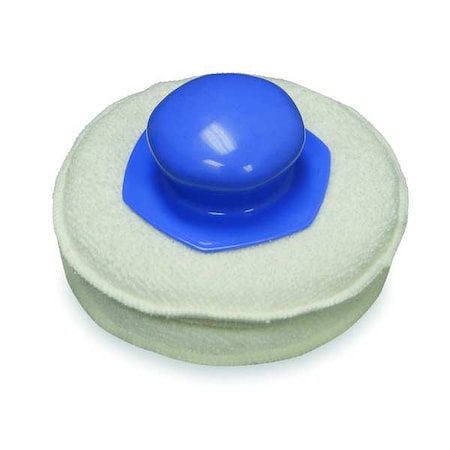 Tough Guy Microfiber Applicator Pad, Blue, White, 2PK 2ZPE8