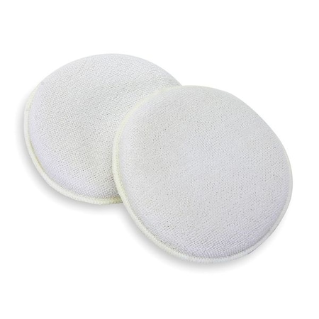 Tough Guy Microfiber Applicator Pad, White, 2PK 2ZPE7