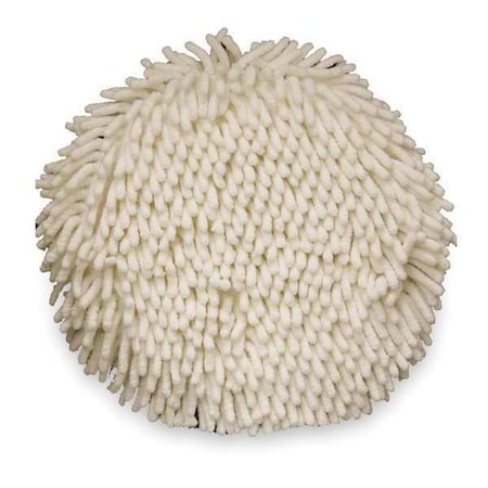 Tough Guy Wash Pad, 9"L, 9"W, Microfiber, White 2ZPE2