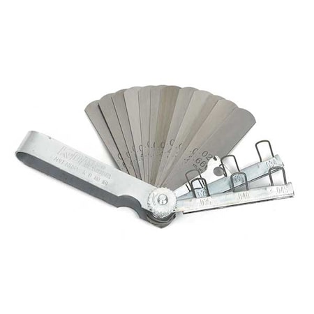 Gearwrench 12 Blade Feeler Gauge Set & 6 Wire Spark Plug Gap 164