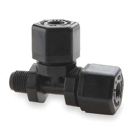 Parker 1/4" Compression x 3/8" MNPT Male Run Tee P6MR4