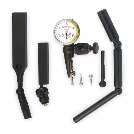 Starrett Dial Test Indicator, Hori, 0 to 0.030 In 711LCSZ