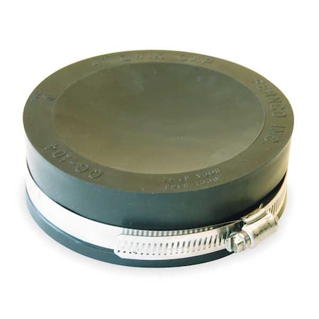Fernco Flexible Cap, For Pipe Size 4" QC-104