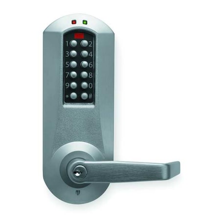 Simplex Electronic Lock, Satin Chrome, 12 Button E5031-XS-WL-626-41