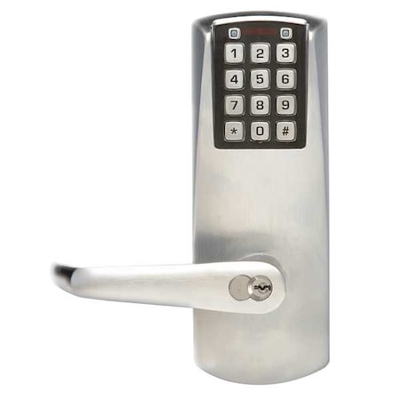 Simplex Electronic Lock, Satin Chrome, 12 Button E2031XSLL62641