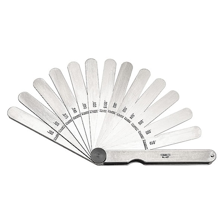 Starrett Feeler Gauge Set, Dimension Type " 467