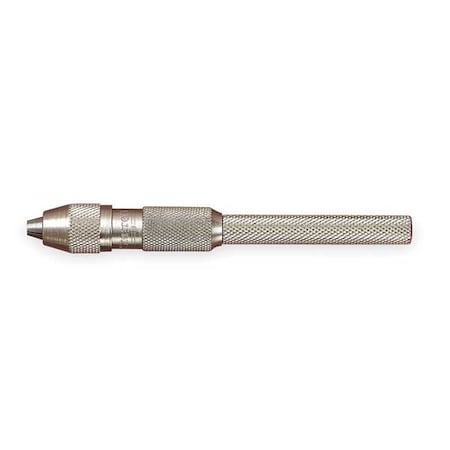 Starrett Pin Vise, 0.115-0.187 In, Nickel Plated 162D