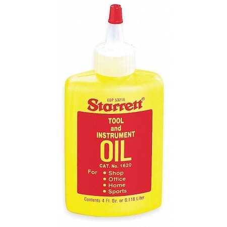 Starrett Tool and Instrument Oil, 4 Fl Oz 1620
