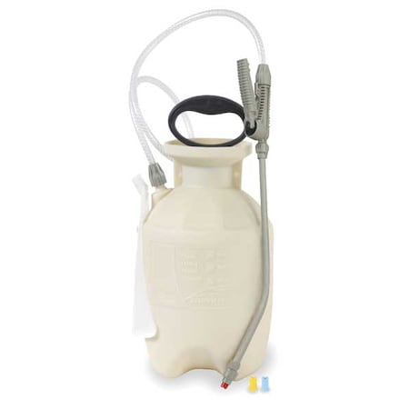 Chapin 1 gal Handheld Sprayer, Poly, 34 in L Hose, 12 in L Wand, Fan Nozzle Spray Pattern, 60 psi Max 25012
