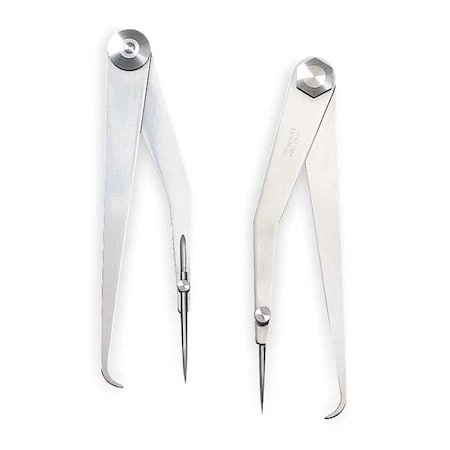 Starrett Hermaphrodite Caliper, 6 In, Firm Joint 243-6