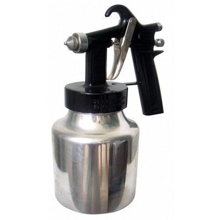 Speedaire Siphon/Pressure Spray Gun, 0.058In/1.5mm 2Z364