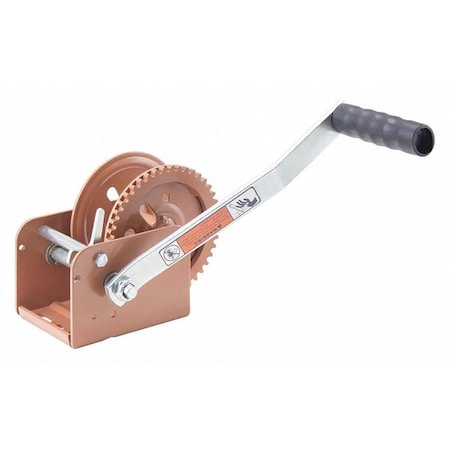Dutton-Lainson Ratcheting Winch, Spur, No Brake, 1400 lb. DLC1400