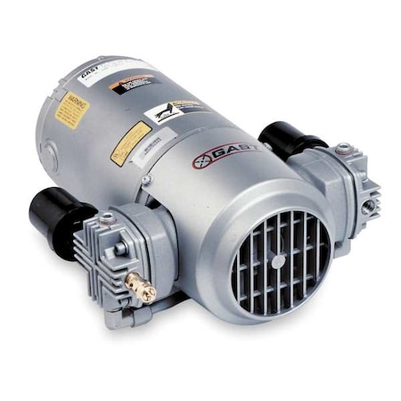 GAST Piston Air Compressor, 1/3HP, 115V, 1Ph 3HBB-32-M300AX