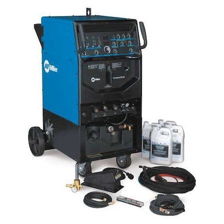 Miller Electric Tig Welder, Syncrowave 250 DX Complete Package Series, 200/230/460V AC, 310 Max. Output Amps 951117