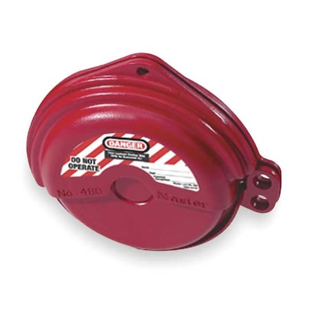 Master Lock Gate Valve Lockout, Fits Sz 1 to 3 480