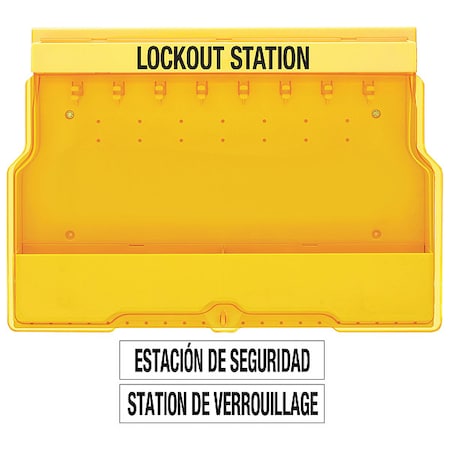 Master Lock Unfilled Lockout Station S1850