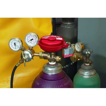 Master Lock Gas Valve Lockout, Fits Handle Size 3 S3910