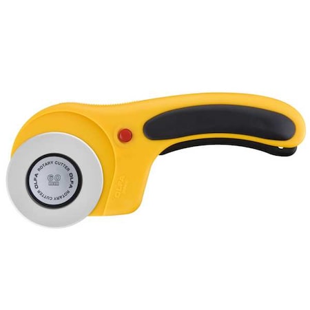 Olfa Ergonomic Rotary Cutter, 60mm Tungsten RTY-3/DX