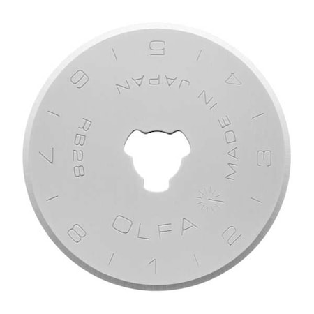 Olfa Rotary Straight Blade, 28mm W, PK10 RB28-10