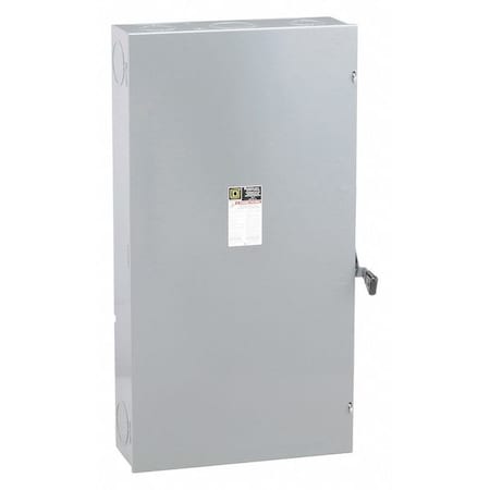 Square D Fusible, Safety Switch, General Duty, 240 V, 3PST D325N