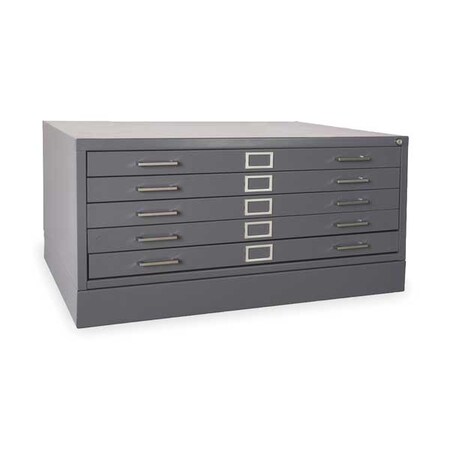 Zoro Select Cabinet Flat File 5 Drawer Putty 2clc1 Zoro Com