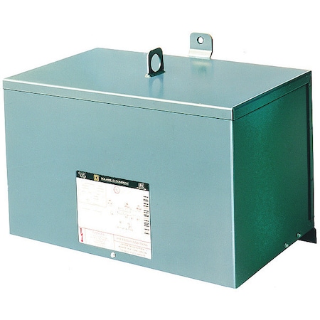 Square D General Purpose Transformer, 15 kVA, NEMA 3R, 240V AC, 480V AC 15T75F
