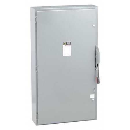 Square D Fusible, Safety Switch, Heavy Duty, 240 V, 3PST H325N