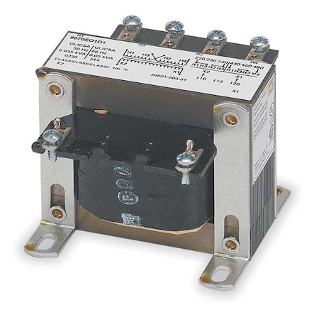 Square D Control Transformer, 3 kVA, Not Rated, 120V AC, 240/480V AC 9070EO10D1