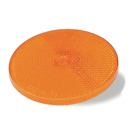 Grote Reflector, Yellow, Round, 3/12" Dia 40153-3