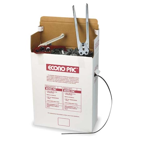 Zoro Select Strapping Kit, Polypropylene, 7200 ft. L 2CXL4