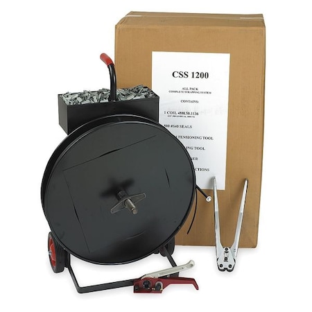 Zoro Select Strapping Kit, Polypropylene, 3600 ft. L 2CXL5