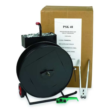 Zoro Select Strapping Kit, Polyester, 5800 ft. L 2CXL6