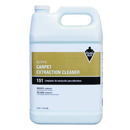 TOUGH GUY Carpet Extraction Cleaner, 1 gal. 2WEC3